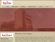Tablet Screenshot of bmkhospitality.com
